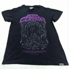 KILLSTAR メタル風Tシャツ 悪魔 ドクロ Mサイズ