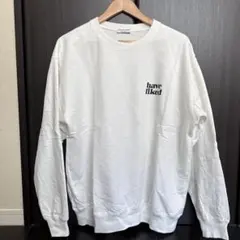 BAYFLOW ホワイト トレーナー