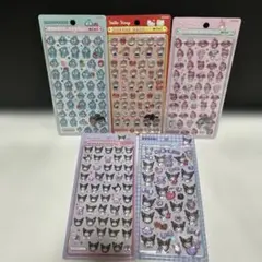 正規品 ボンボンドロップシールミニ サンリオ5枚　クロミ　キティ　ボンドロ