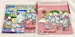 サンリオ　温泉　巾着　ミニタオル