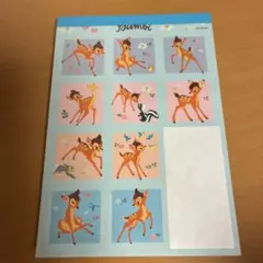 ディズニー バンビ メモ帳