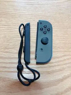 ジャンク品 Nintendo Switch ジョイコン 右 グレー ストラップ
