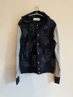 インハビタント　パイナップル柄 フード付きパーカー