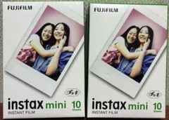 FUJIFILM instax mini チェキフィルム 20枚 (10枚×2)