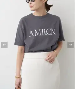 Americana アメリカーナ Tシャツ グレーのサムネイル