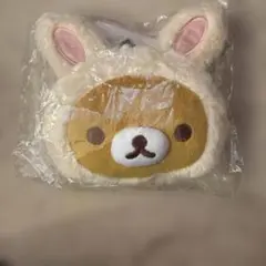 うさぎリラックマ リール付きパスケース