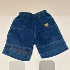 ミキハウス デニムハーフパンツ 90cm
