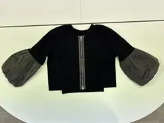 AULA AILA ボリュームスリーブ ジップアップ トップスのサムネイル