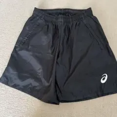 ASICS 黒 ランニングショーツ