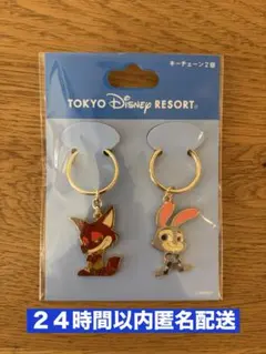 新品　キーチェーン　２個セット　ズートピア　ディズニーリゾート
