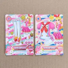 アイカツ カード ピンクトルテ N 星宮いちご 2枚セット まとめ売り