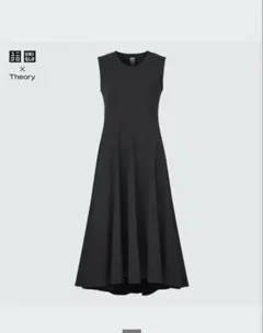 UNIQLO x Theory ウルトラストレッチフレアロングワンピース