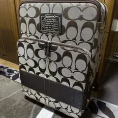 Coach コーチ ロゴパターン キャリーケース 中型