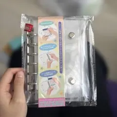 シール帳　A6 クリアバインダー　おまけシールあり