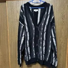 MONO-MART ストライプ柄カーディガン Lサイズのサムネイル