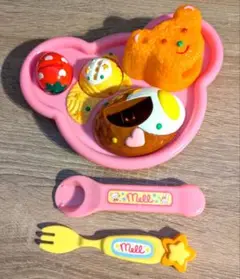 メルちゃん ごっこ遊びセット、お子様ランチ、フォーク・スプーン付