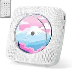 CDプレーヤー 卓上 壁掛け式 Bluetooth mp3対応 CDラジカセ