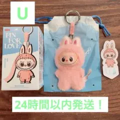 【正規品】PIN FOR LOVE Labubu アルファベット【U】