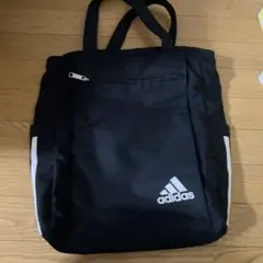 adidas ブラック トートバッグ