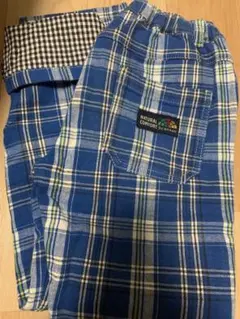 サンカンシオン　チェック柄ロングパンツ scan4on 130