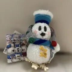 【タグ付き】東京ディズニーリゾート snosnow 2018 ぬいぐるみバッジ