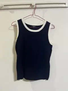 PREMISE STUDIO ノースリーブニット Sサイズ ネイビー