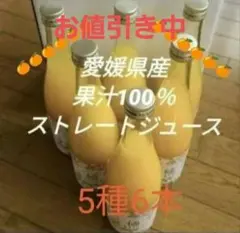 夏ギフト早割り】愛媛県産 ストレートジュース 6本セット - メルカリ