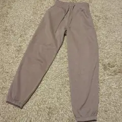 新品同様　H&M　スウェットジョガーパンツ　裏起毛　ブラウン　XS