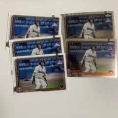 topps 西田陸浮　5枚