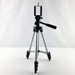 新品 未使用 三脚 高さ調整4段階 3WAY雲台 スマホホルダー 収納袋付きのサムネイル