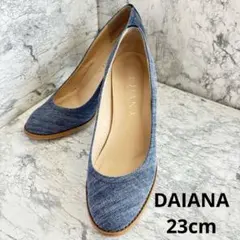 s*マ様 【美品】DIANA ⭐︎デニム ⭐︎ポインテッドトゥ ⭐︎23cm⭐︎