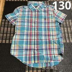 Ralph Lauren サイズ130半袖チェックシャツ サイズ7