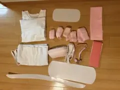 着付け小物セット一式　着物用 肌着 帯板 帯枕 腰紐
