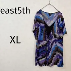美品✨east5th 【XL 】半袖シャツ マルチカラー　トップス　古着