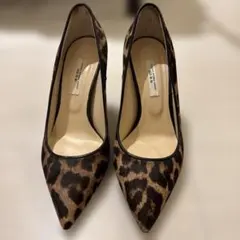 SEVEN TWELVE THIRTY レオパード柄 ハラコ パンプスのサムネイル