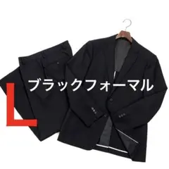 H5637◾️ブラックフォーマル　シャドーストライプ　２釦スーツ