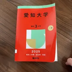 愛知大学 赤本 2025年版