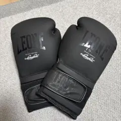 LEONE ボクシンググローブ BLACK EDITION 16oz