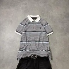 00s OLD UNIQLO polo shirt striped street - メルカリ
