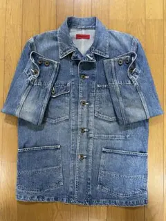 EDWIN 503 エドウィン デニムカバーオール／Ｍ USED加工 ジャケット