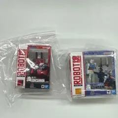ROBOT魂ミニチュアコレクション　ガンダム、ガンキャノンセット