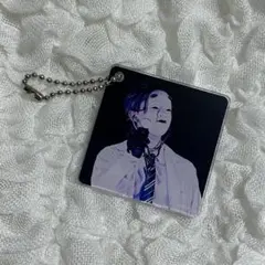 O-MENZ おかめ スクエアアクリルキーホルダー