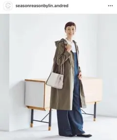 season reason　モッズコート　LL　カーキ　しまむら