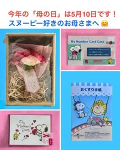 スヌーピー好きのお母さまへの母の日プレゼントセット　lot.1