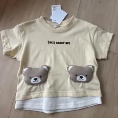 バースデイ　80サイズ　半袖　Tシャツ　くま　クマ　男の子　女の子　ベビー