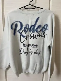 RODEO CROWNS ライトグレー セーター Vネックのサムネイル