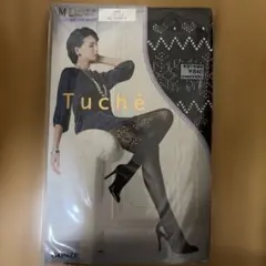 Tuché ブラック レースストッキング M-L