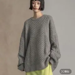 LOWRYSFARM ケーブルBIGチュニック
