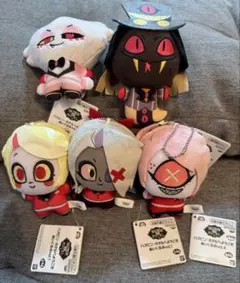 タグ付き　ハズビン・ホテルへようこそ　ぬいぐるみ　5体セット