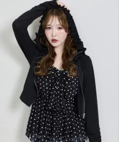 UV protection bijou zip hoodie UVパーカー抗菌 - メルカリ